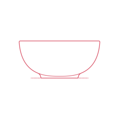 Objects Bowls Ikea 365 Bowl 6 Inch Vinyl Svg File, Free Vectors File